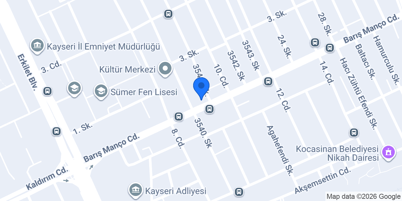 MERT OPTİK konumu