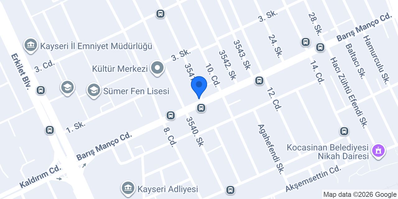 Mevlana Eczanesi konumu
