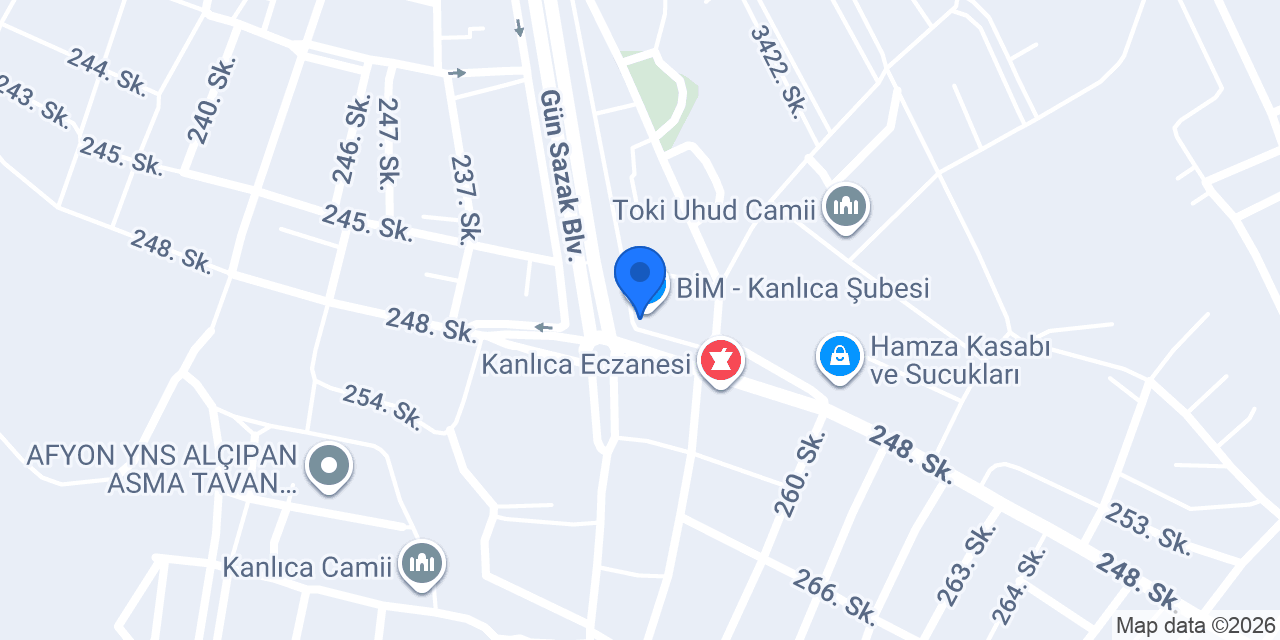 KOMAGENE AFYON KANLICA konumu