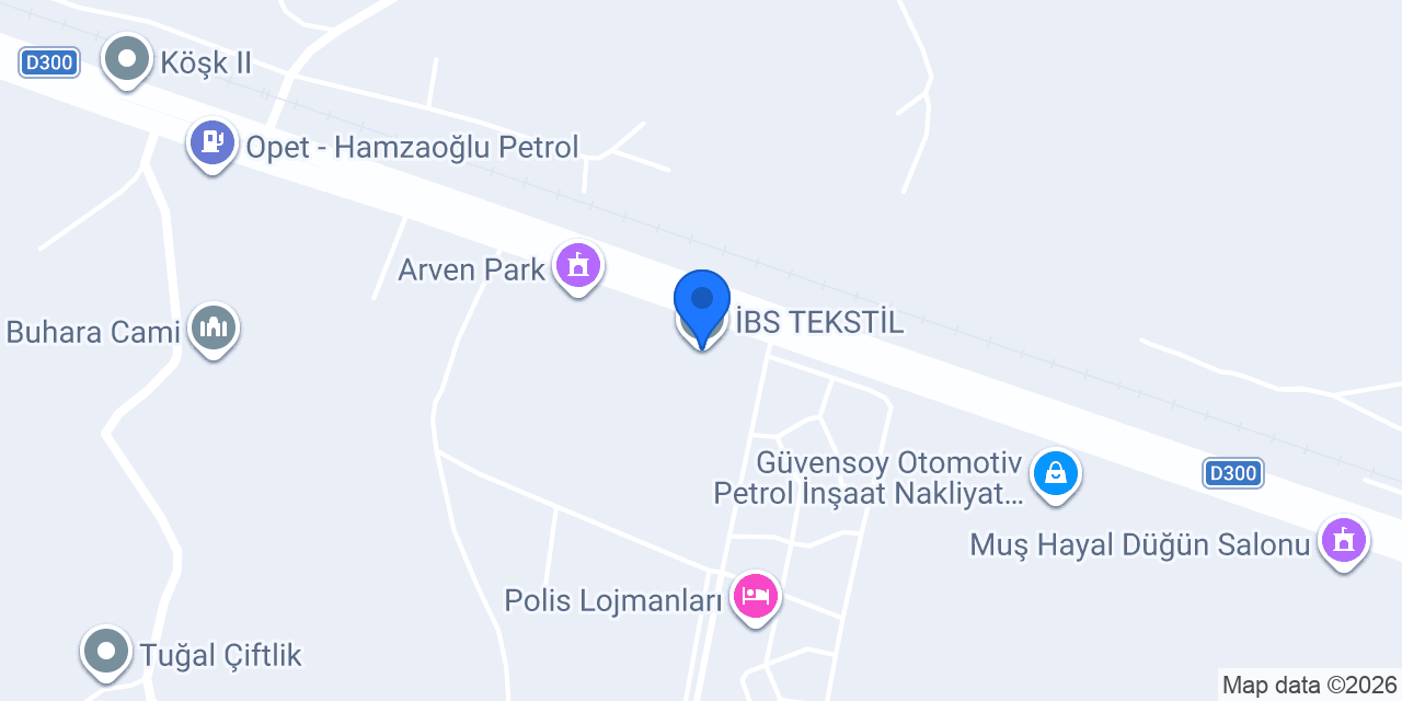 İBS TEKSTİL konumu