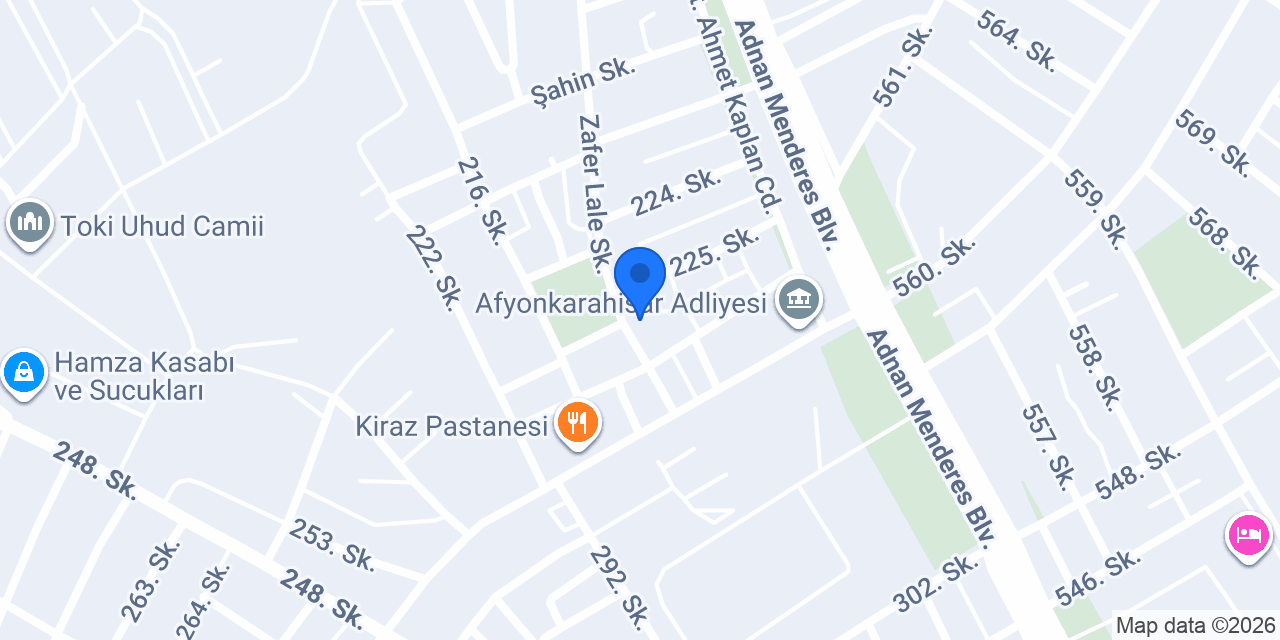 Afyonkarahisar Ceza Hukuk Avukatı konumu