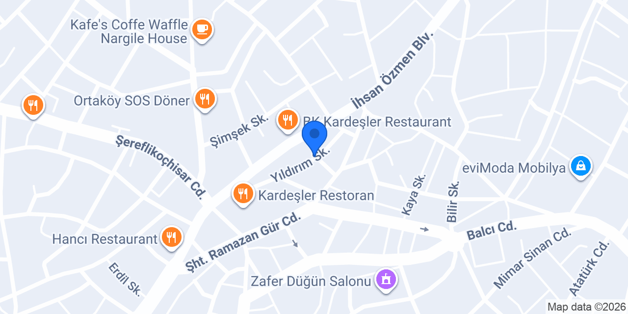Ayberk Sigorta Ortaköy konumu