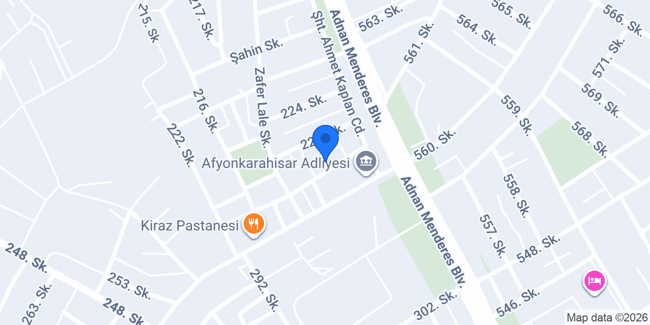 Ayçiçek Avukatlık Bürosu konumu