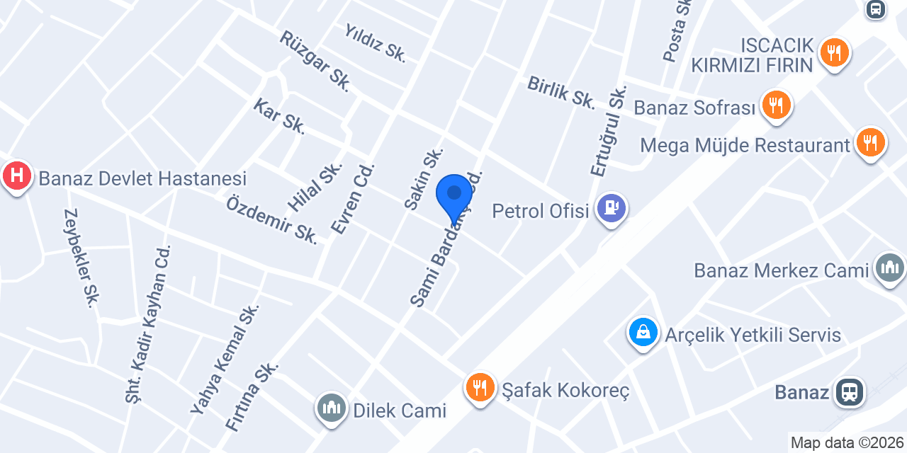 AYAZ MOBİLYA konumu