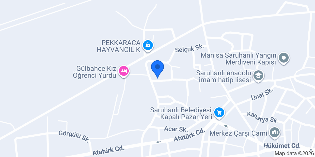 Saruhanlı temizlik şirketi konumu