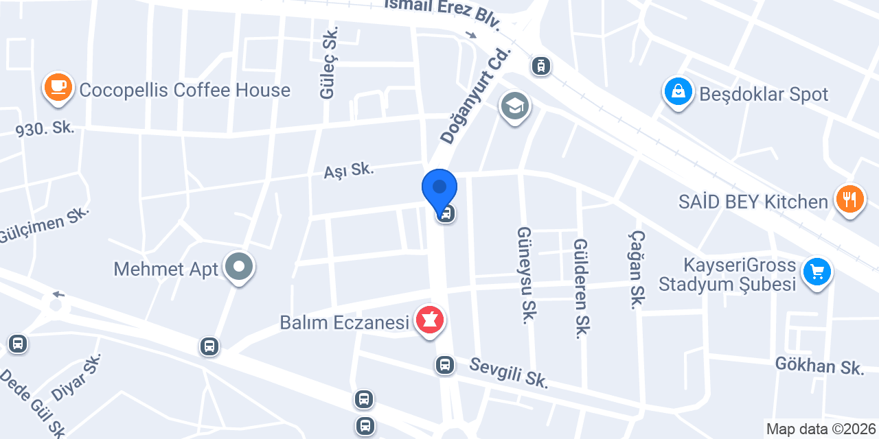Tarçın Baklava Börek Evi konumu