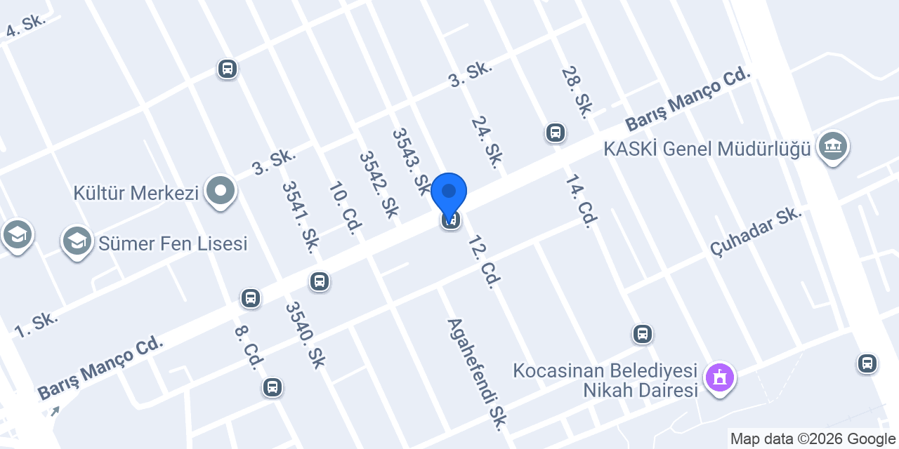 Dipi Kuru Temizleme konumu