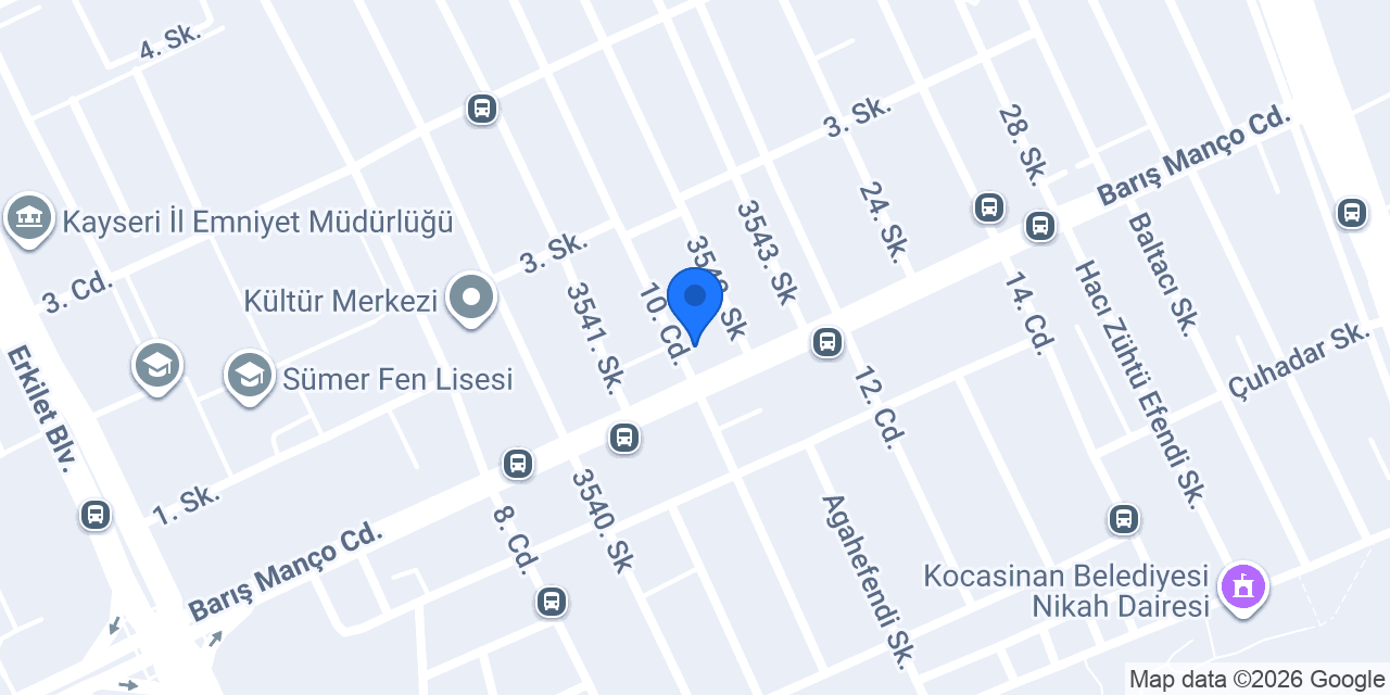 Elviya Bayan Kuaförü konumu
