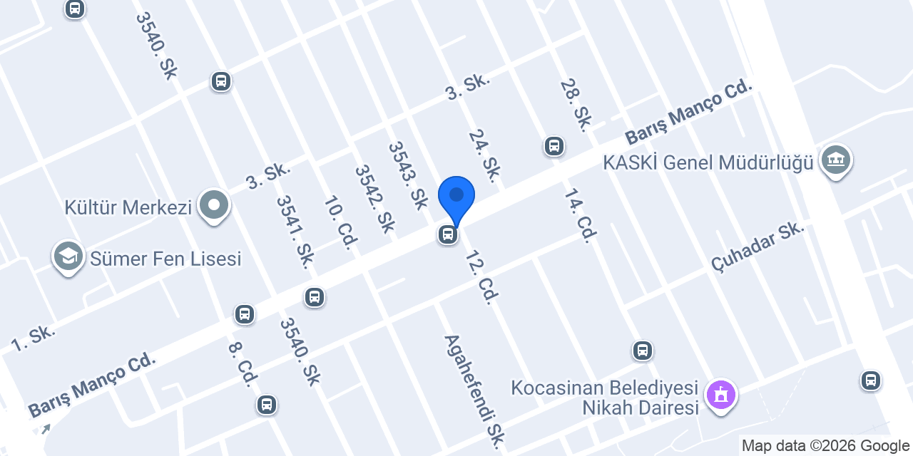 Yıldırım Elektrik Kayseri konumu
