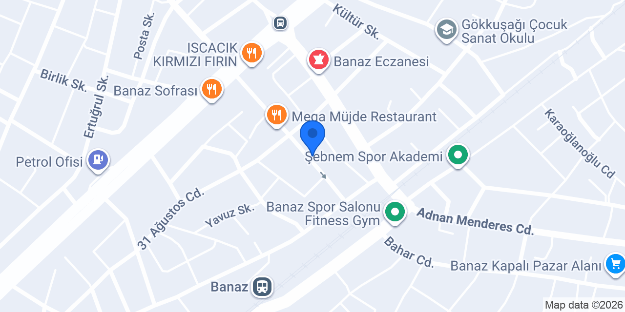 Şifa Baharat konumu