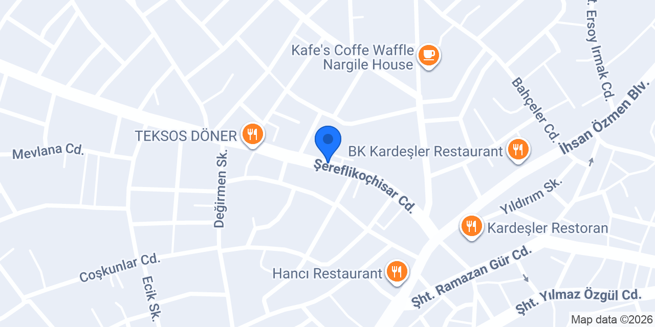 Ortaköy İlçe Nüfus Müdürlüğü konumu