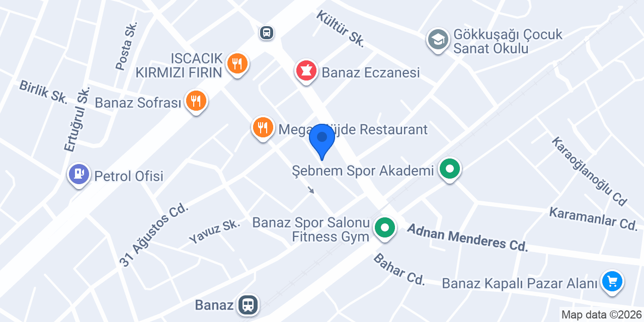 TUNÇ PERDE SERDAR TUNÇ konumu