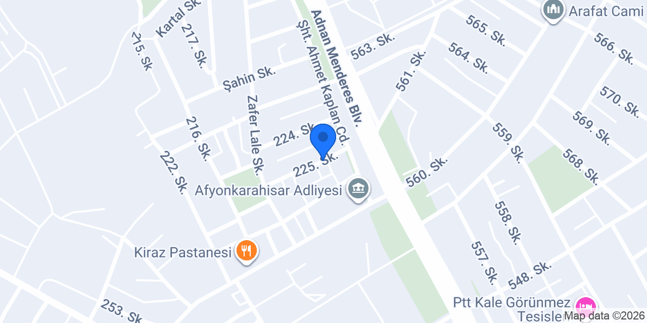 AVUKAT KEMAL AKSU konumu