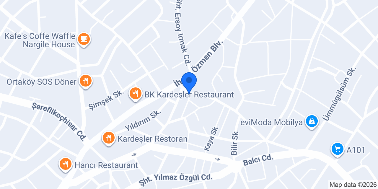 TURAN ORTAKÖY TAKSİ konumu