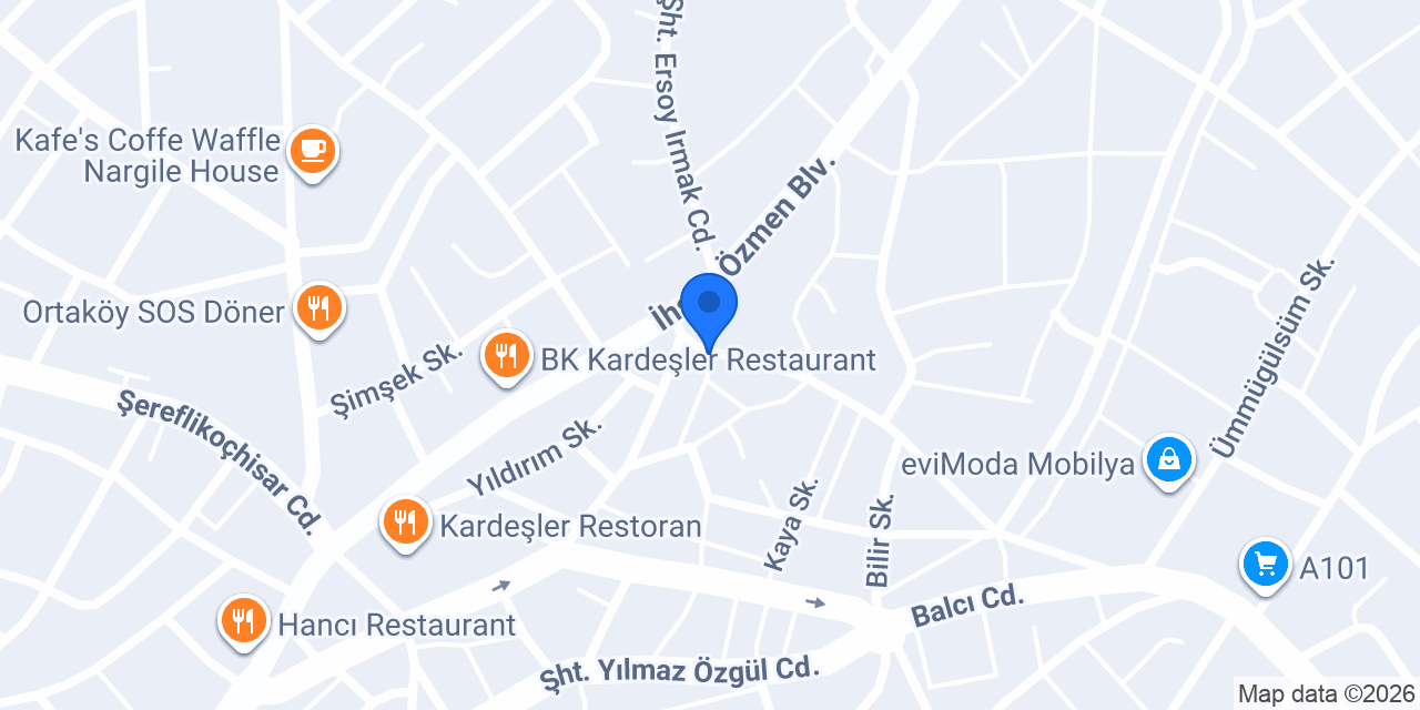 Şahin Taksi konumu