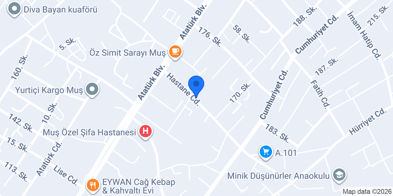 Sağlık Eczanesi konumu