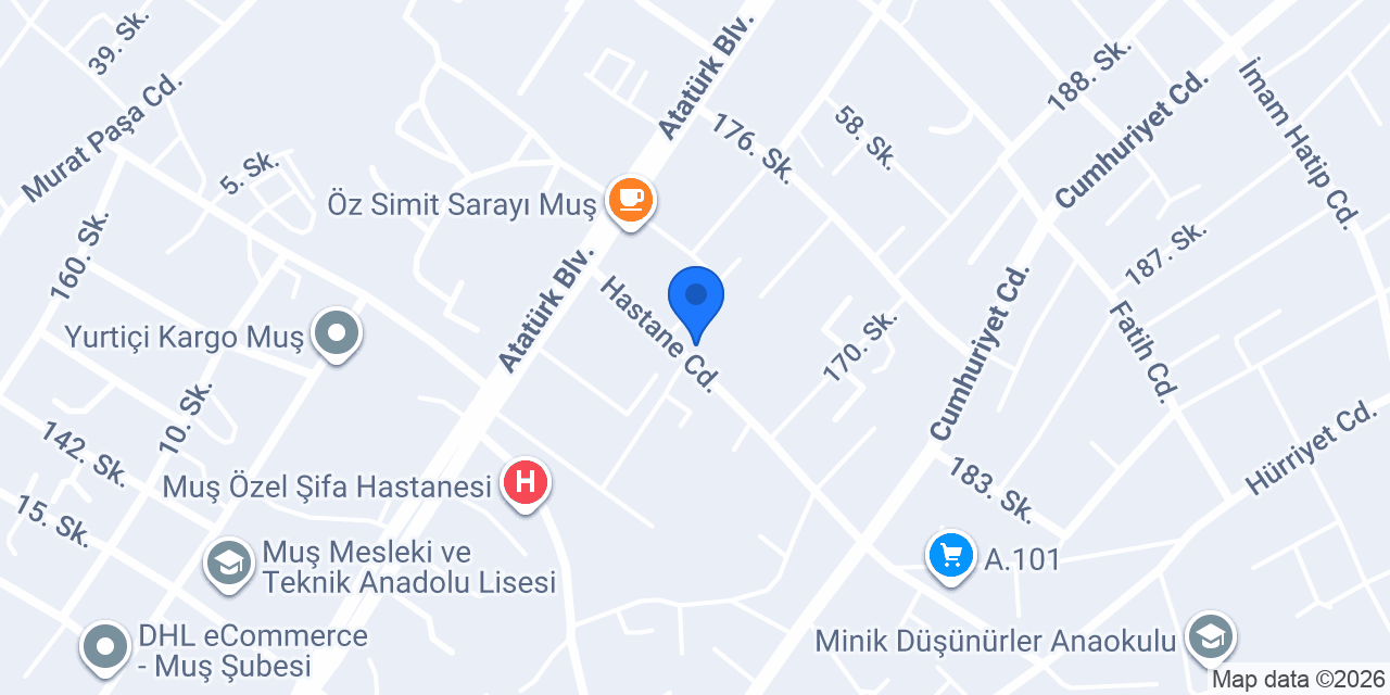 İŞLER KİTABEVİ MUŞ ŞUBE konumu
