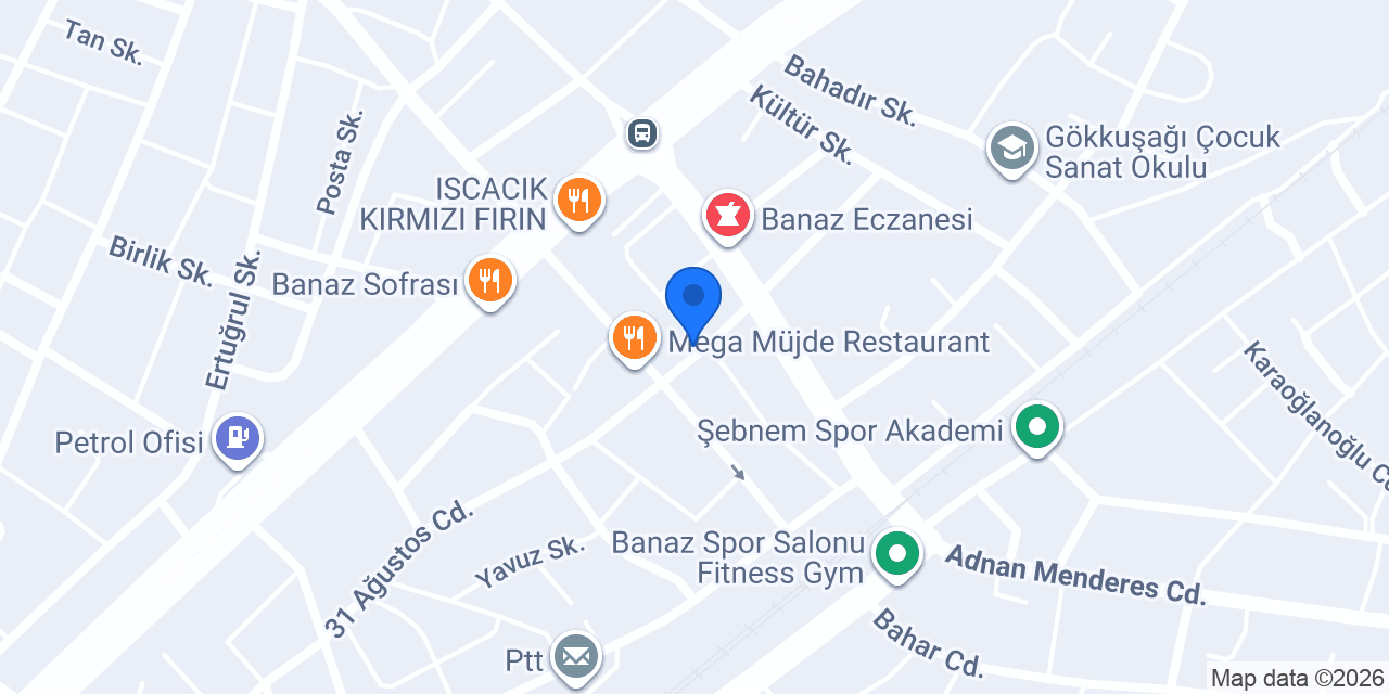 Banaz Fatih Çiçekçilik konumu