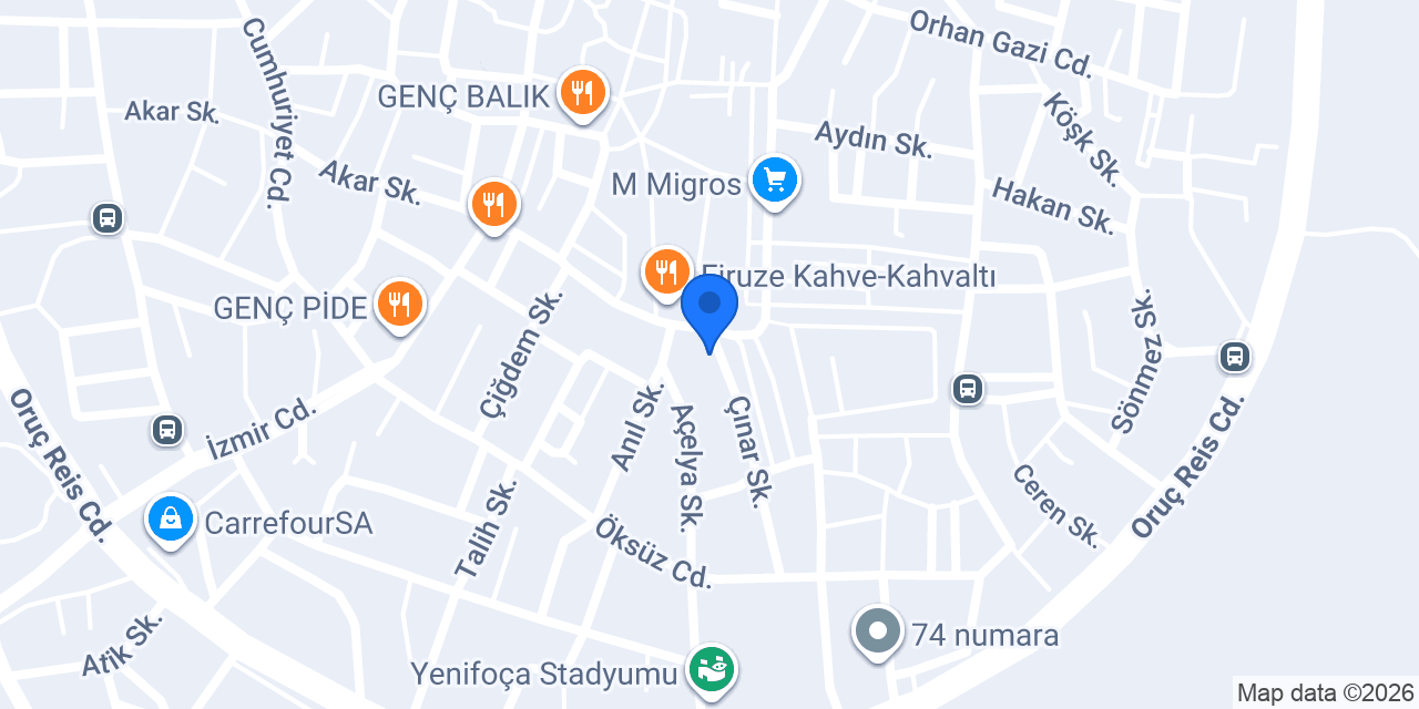 Narçiçeği Döner konumu