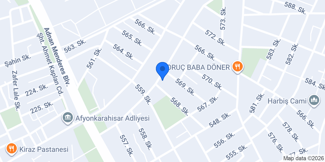 BİBERZADE Afyon Harbiş konumu