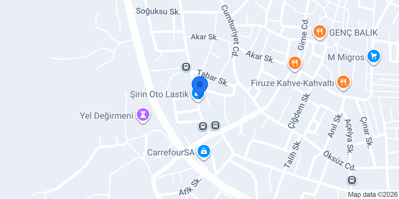 LastikPark - Şirin Oto Lastik konumu