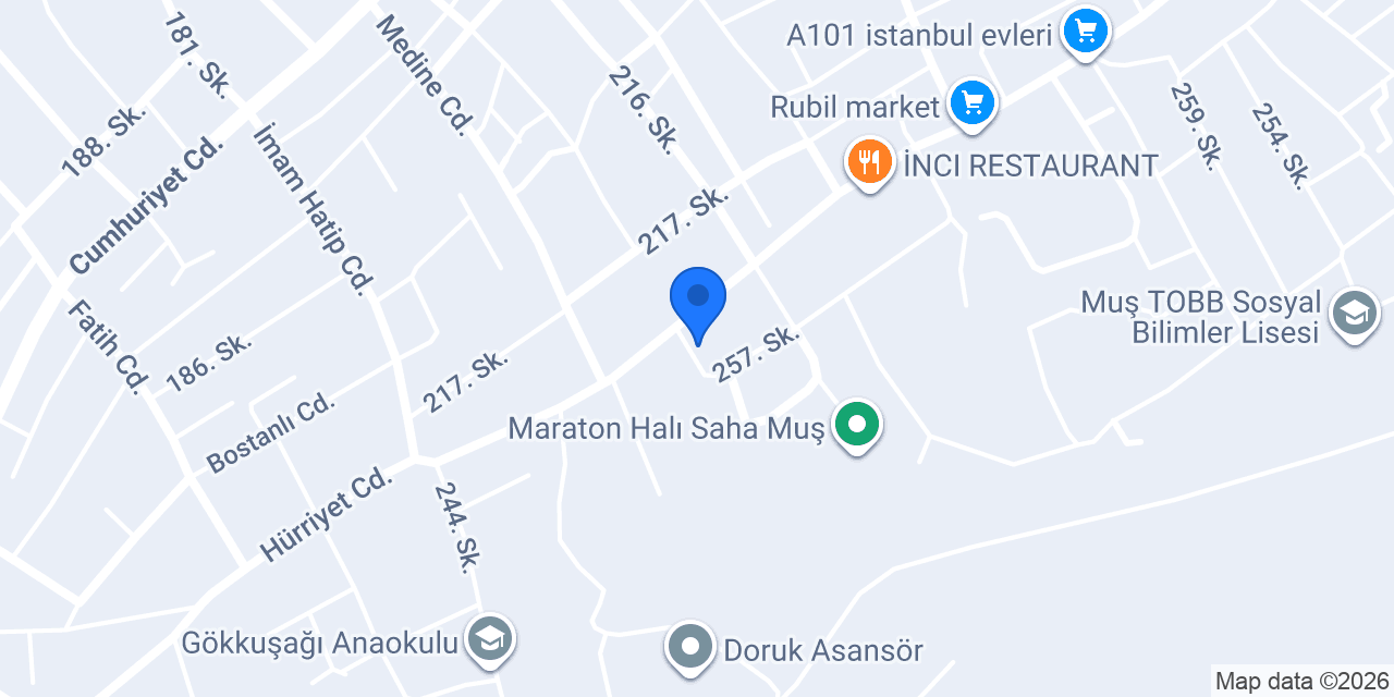 Çınar Kırtasiye konumu