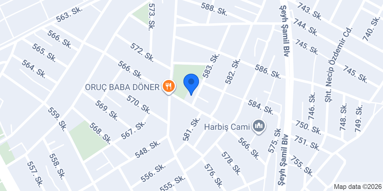 Merkez Sağlık Ocağı konumu
