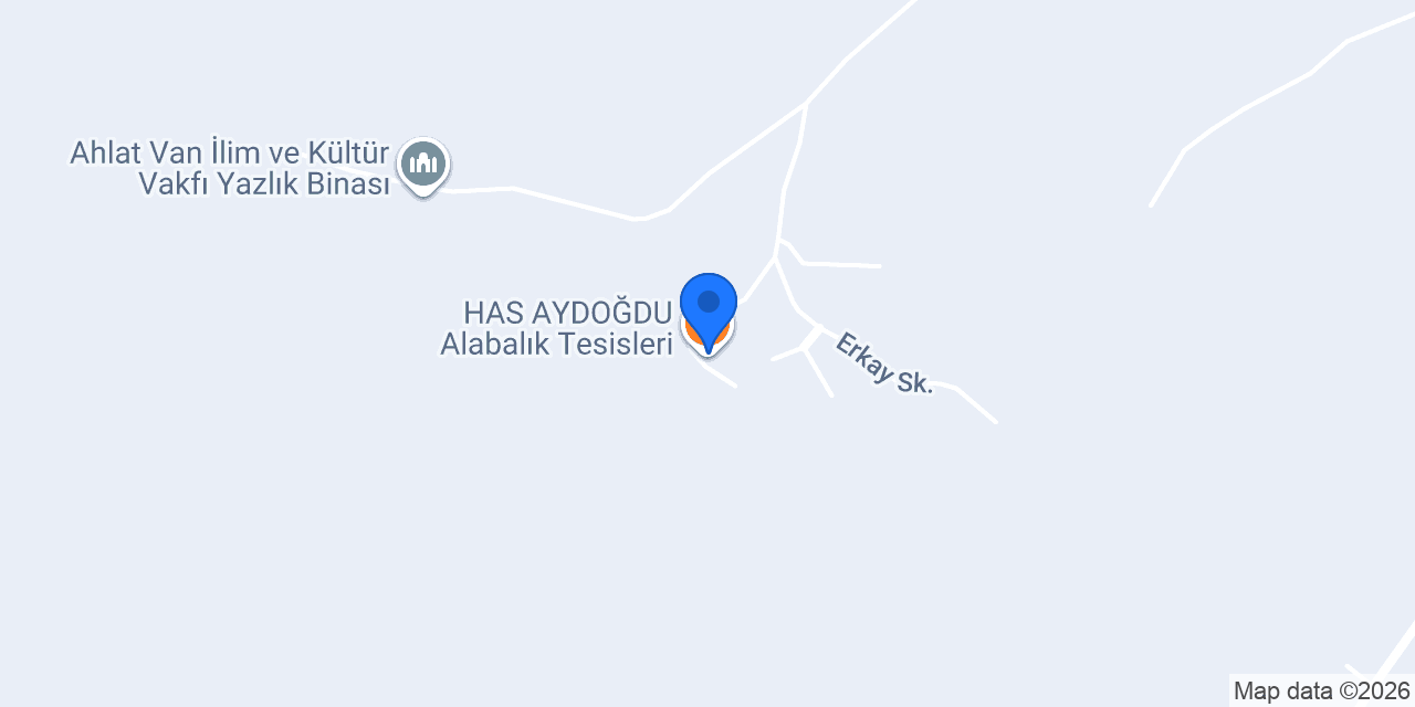 HAS AYDOĞDU Alabalık Tesisleri konumu