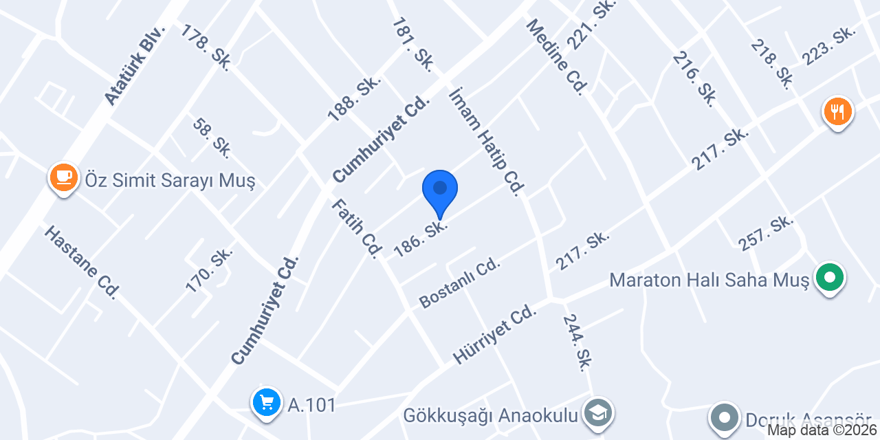 Özel Umut Anaokulu konumu
