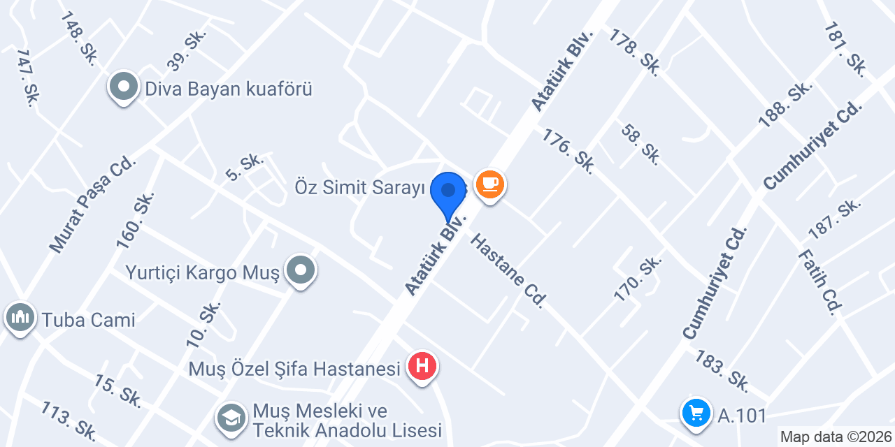Diş Hekimi Veysel KABA konumu