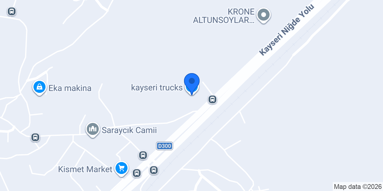 kayseri trucks konumu