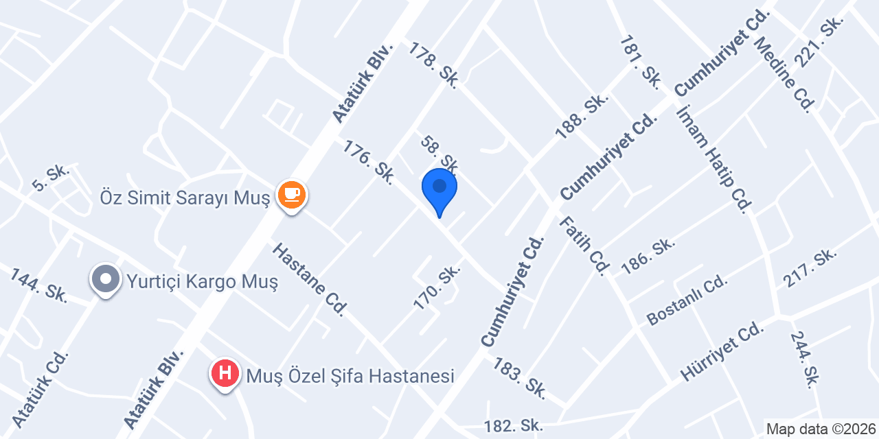 MAHİR TESİSAT konumu