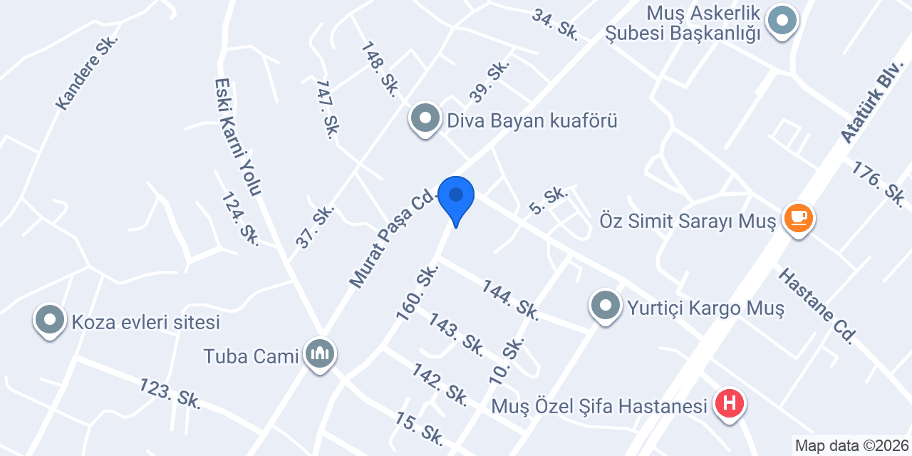 AREM DAVETİYE & MATBAA MUŞ konumu