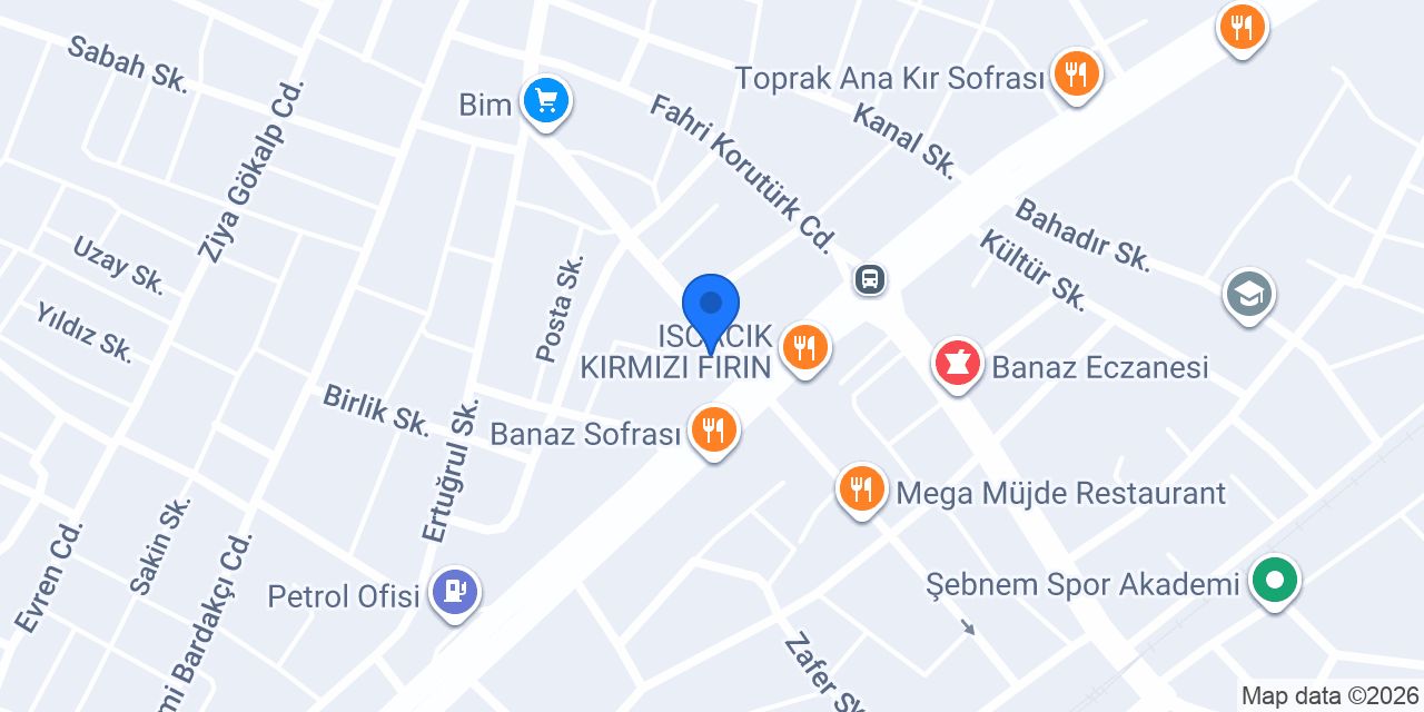 Topçuoğlu döner salonu konumu