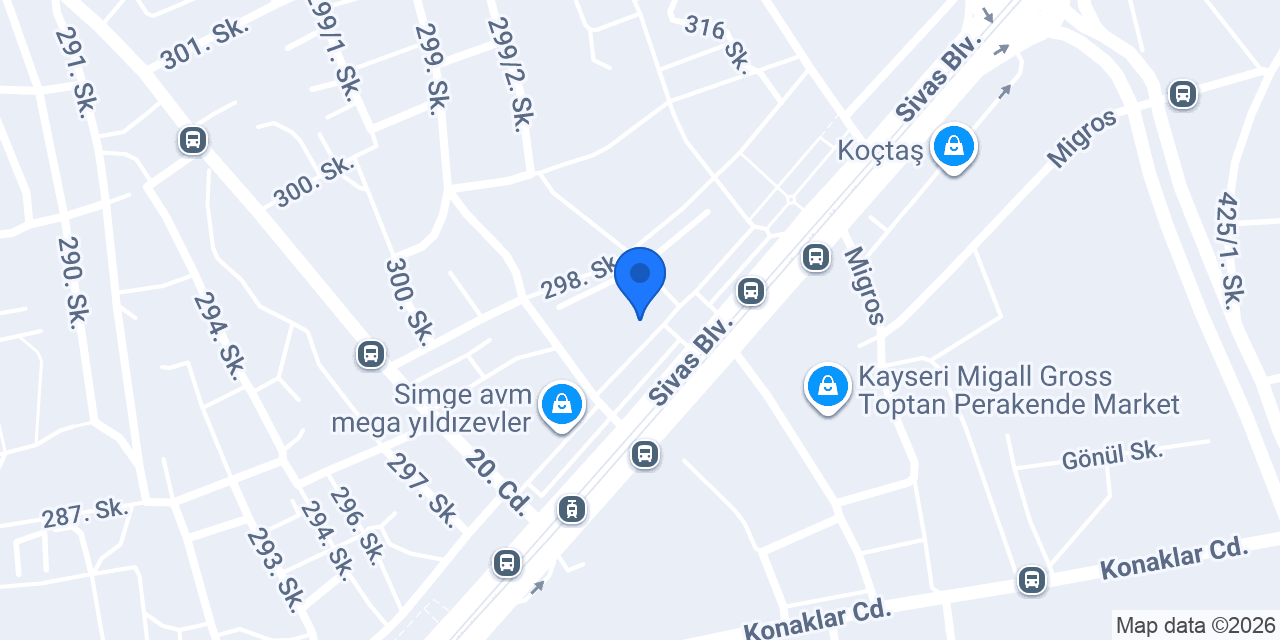 ERGÜL MOBİLYA konumu