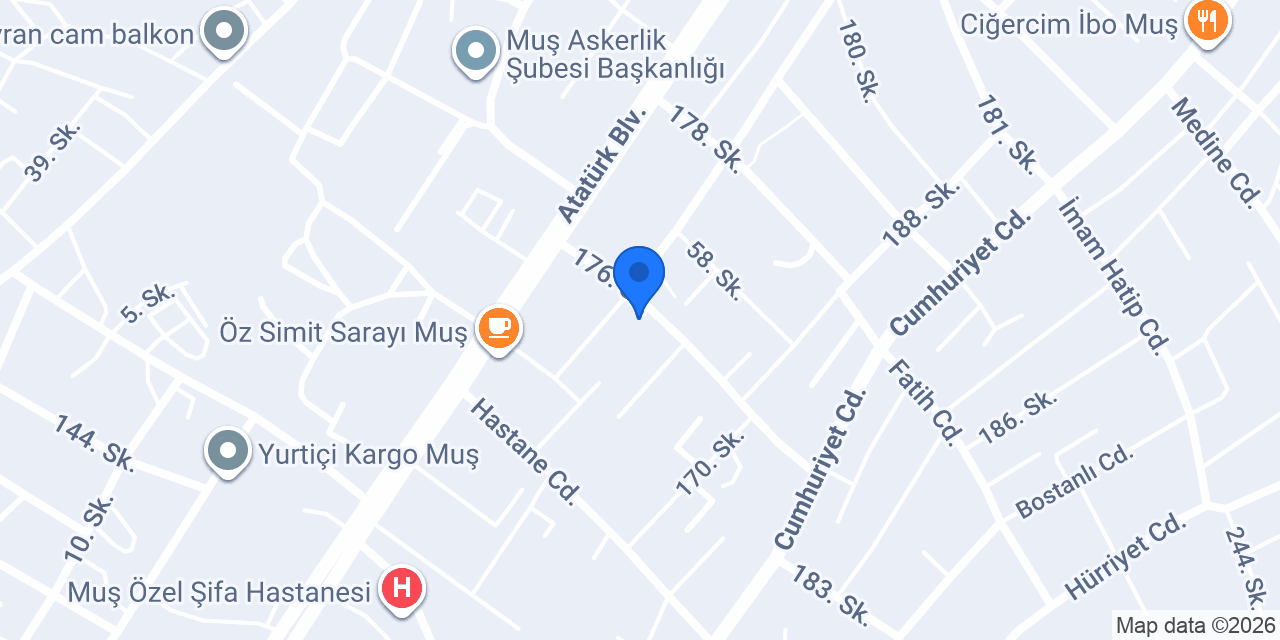 Diyetisyen Hicran Doğan | MUŞ konumu