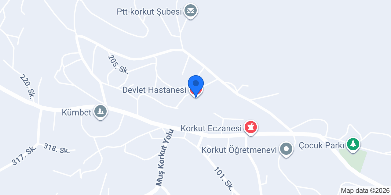 Devlet Hastanesi konumu