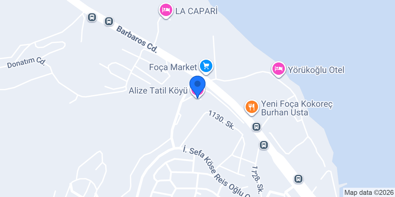 Alize Tatil Köyü konumu