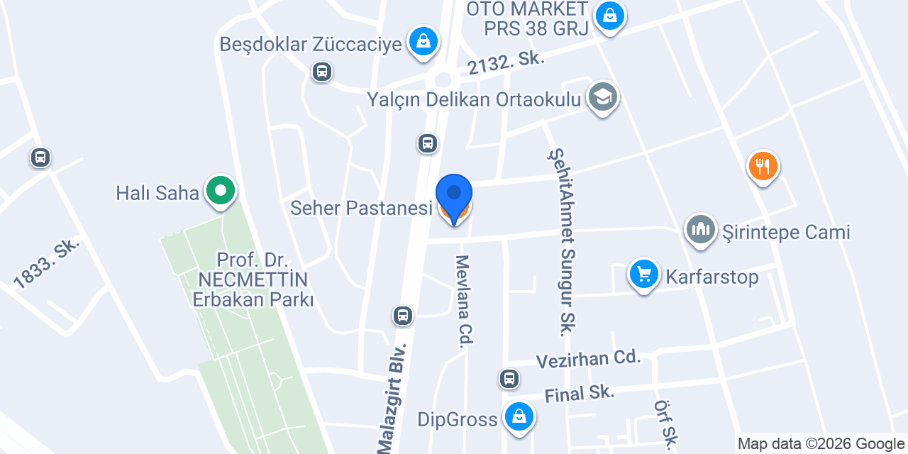Seher Pastanesi konumu