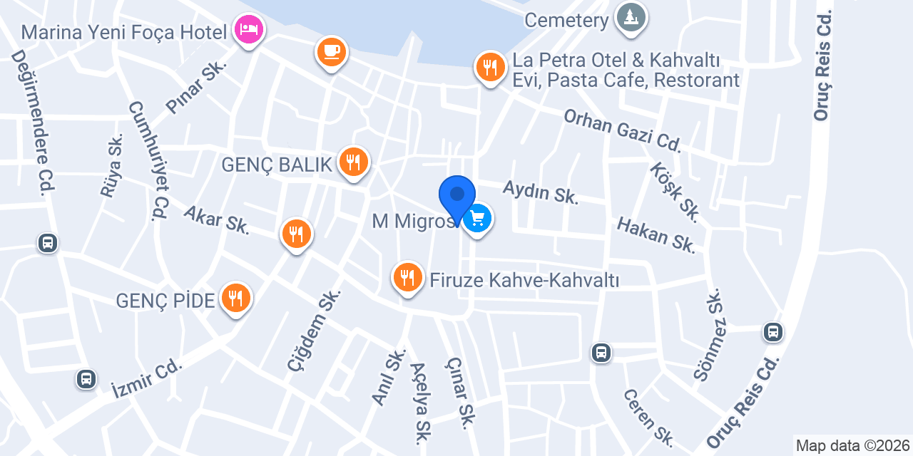 Foça Limon Ağacı konumu
