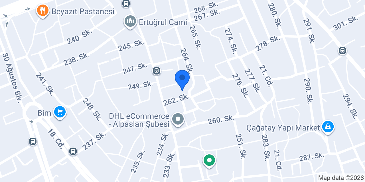 MUTLU PASTALAR konumu