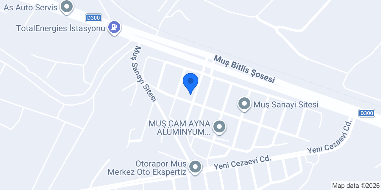 Çetinoğlu Doğrama-Mobilya ve Ahşap Yapı Atölyesi konumu