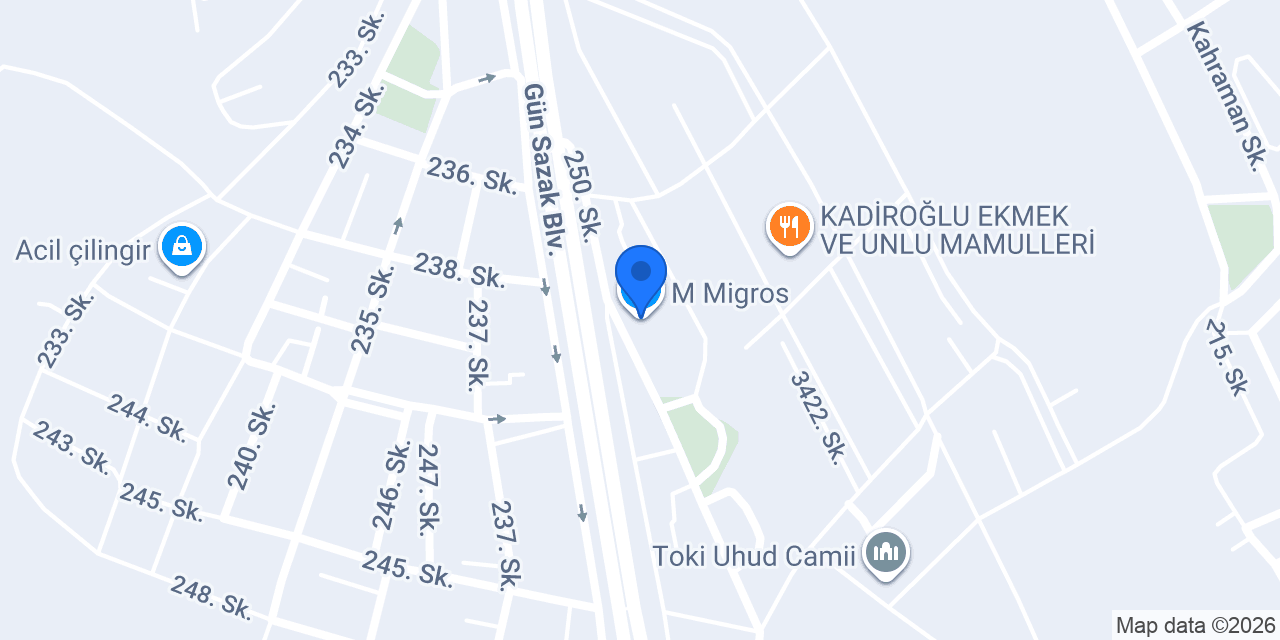 M Migros konumu