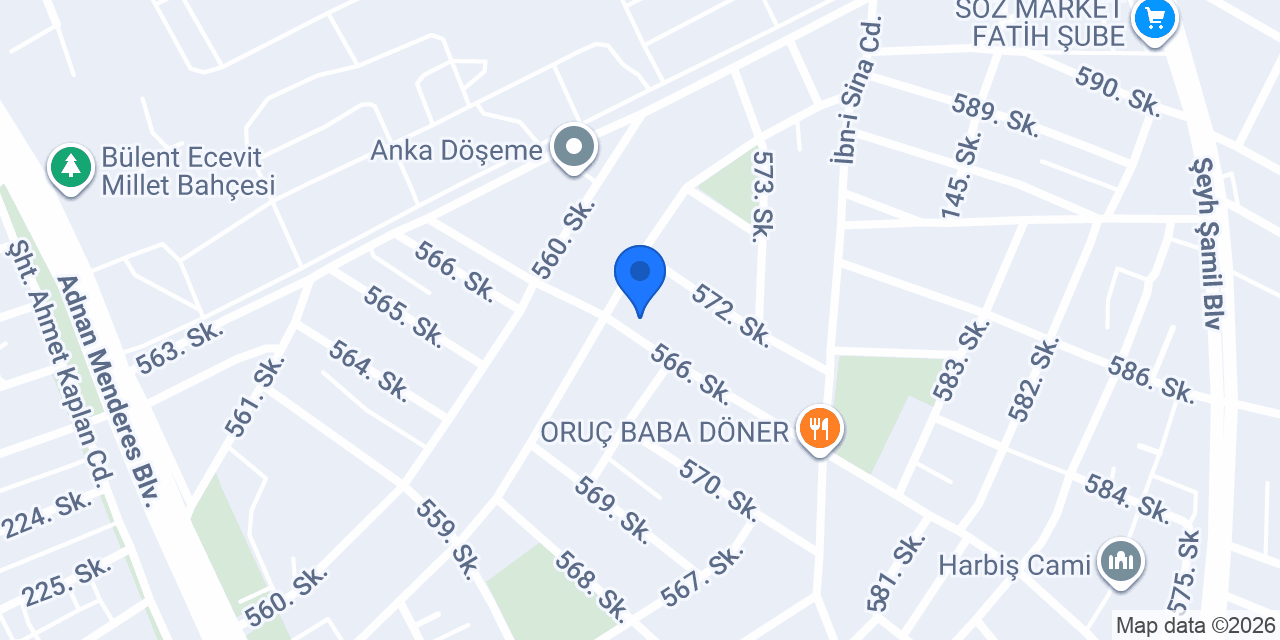 BİREKMEK UNLU MAMULLERİ konumu