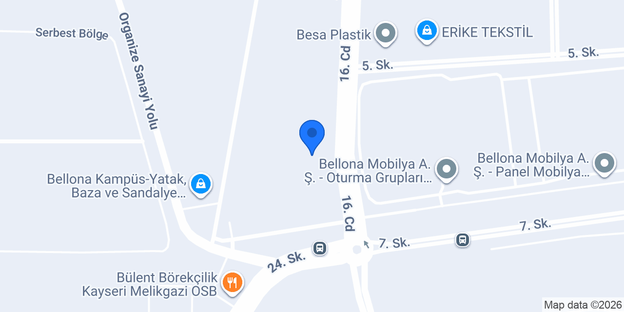 Defne Mobilya konumu