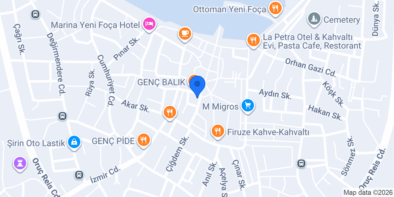 Erendiz Cafe konumu