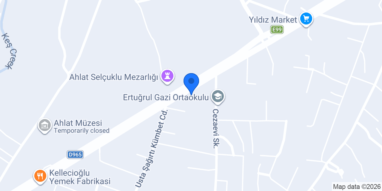 Ahlat taşı konumu