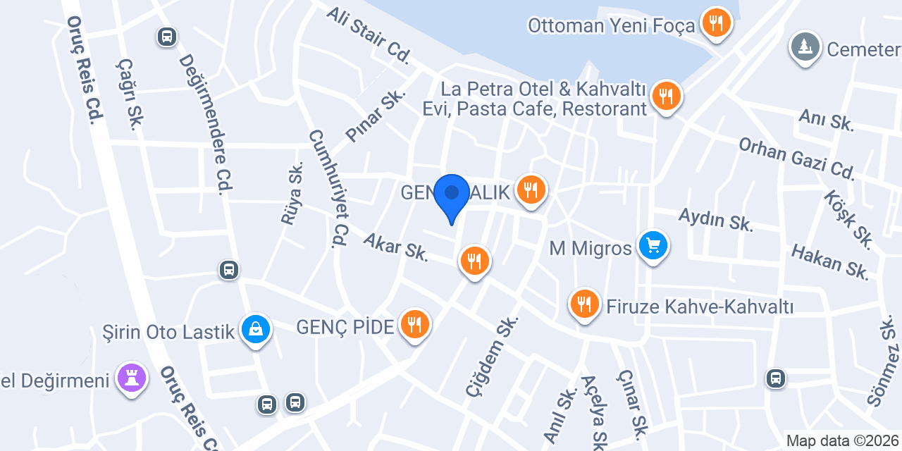 Diş Hekimi Eren Orhon konumu