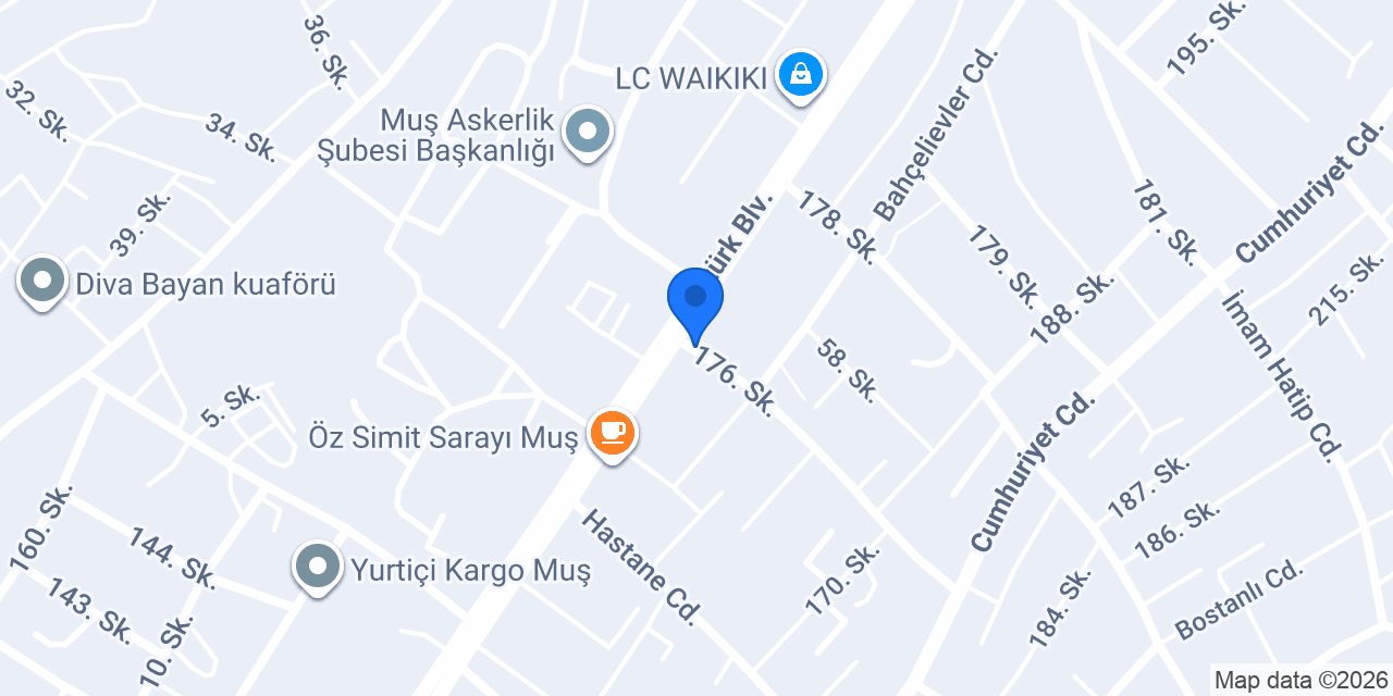 Demir Hukuk Bürosu konumu