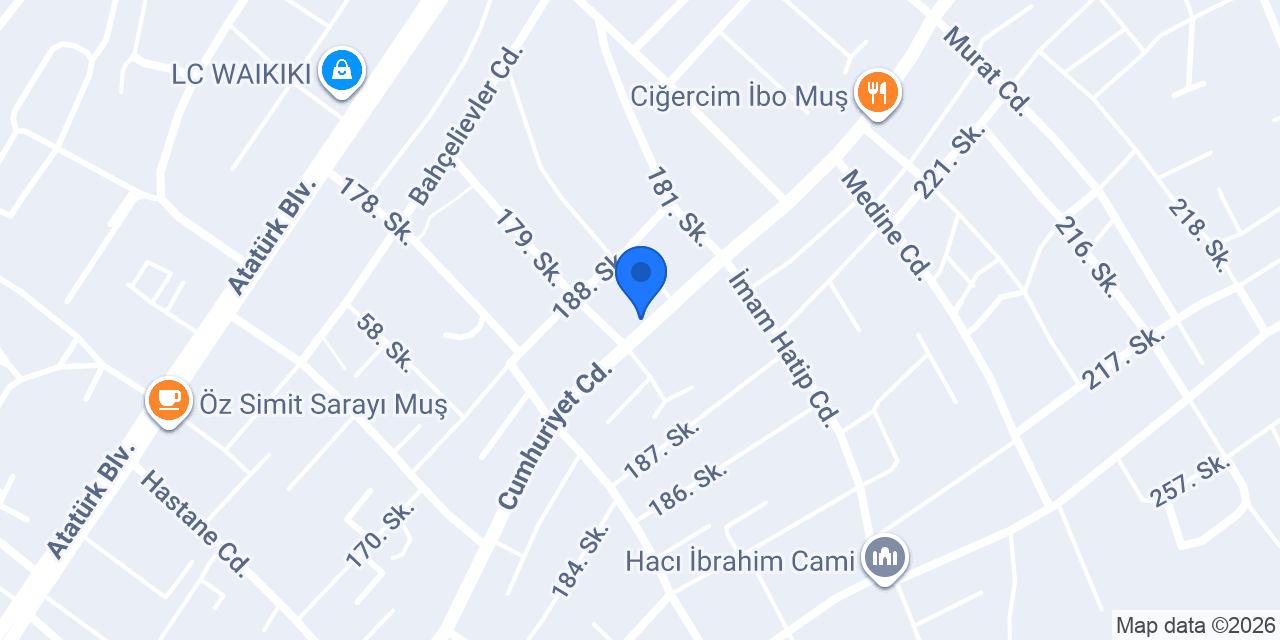 Karaca Muş konumu